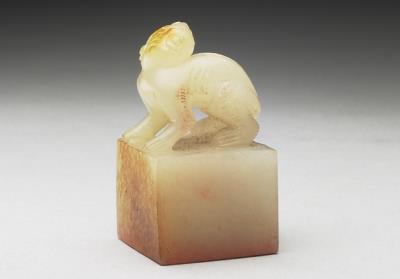 图片[2]-Jade seal inscribed with “Zisun Baozhi” from “Hongwen Huigu” box of jade seals, 16th to 18th century-China Archive